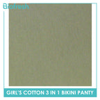 Biofresh Girls’ Antimicrobial Cotton Bikini Panty 3 pieces in a pack UGPKG521
