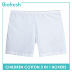 Biofresh Children's Antimicrobial Cotton Boxer 3 pieces in a pack UGPXG1