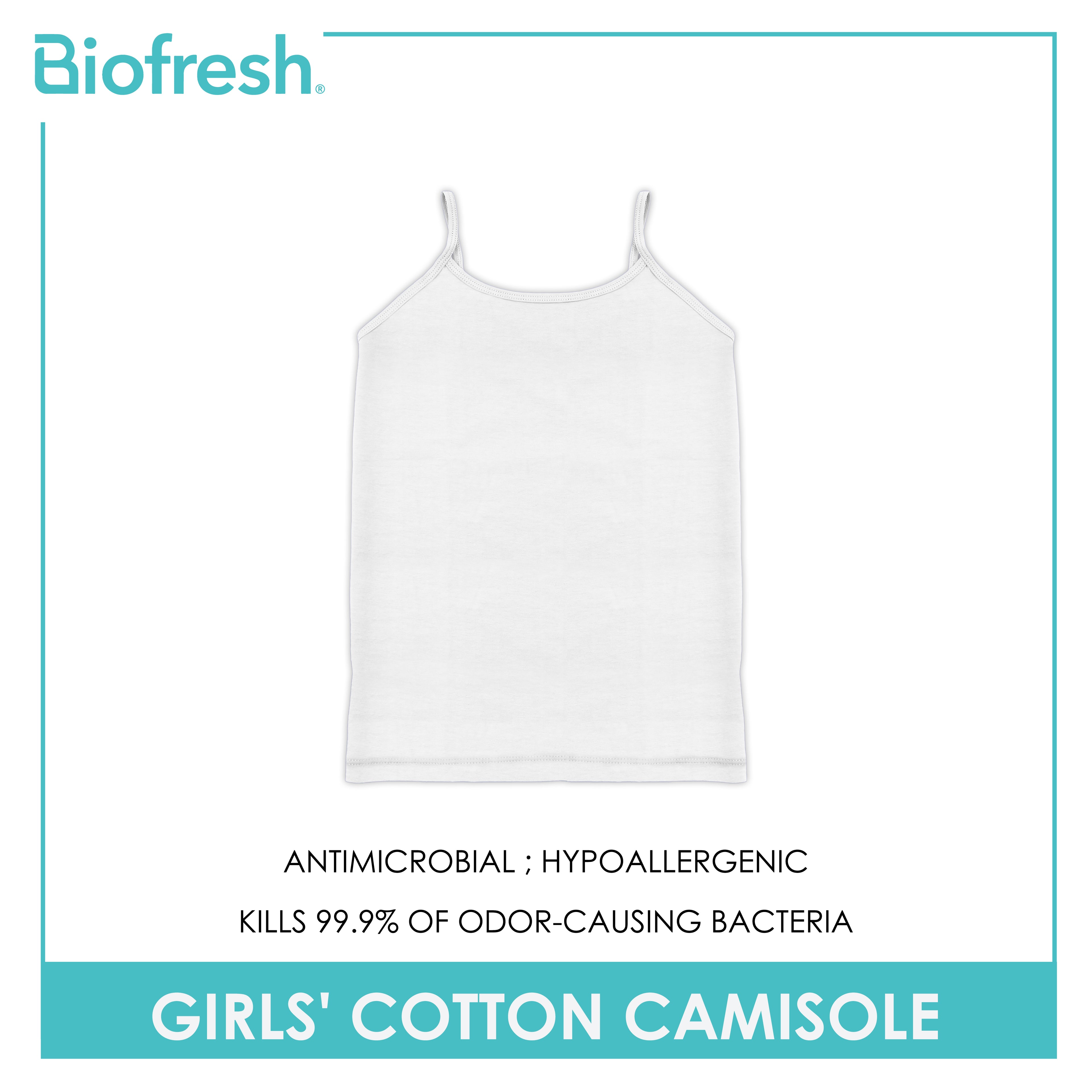 Biofresh Girls' Antimicrobial Cotton Camisole 1 piece UGSC4
