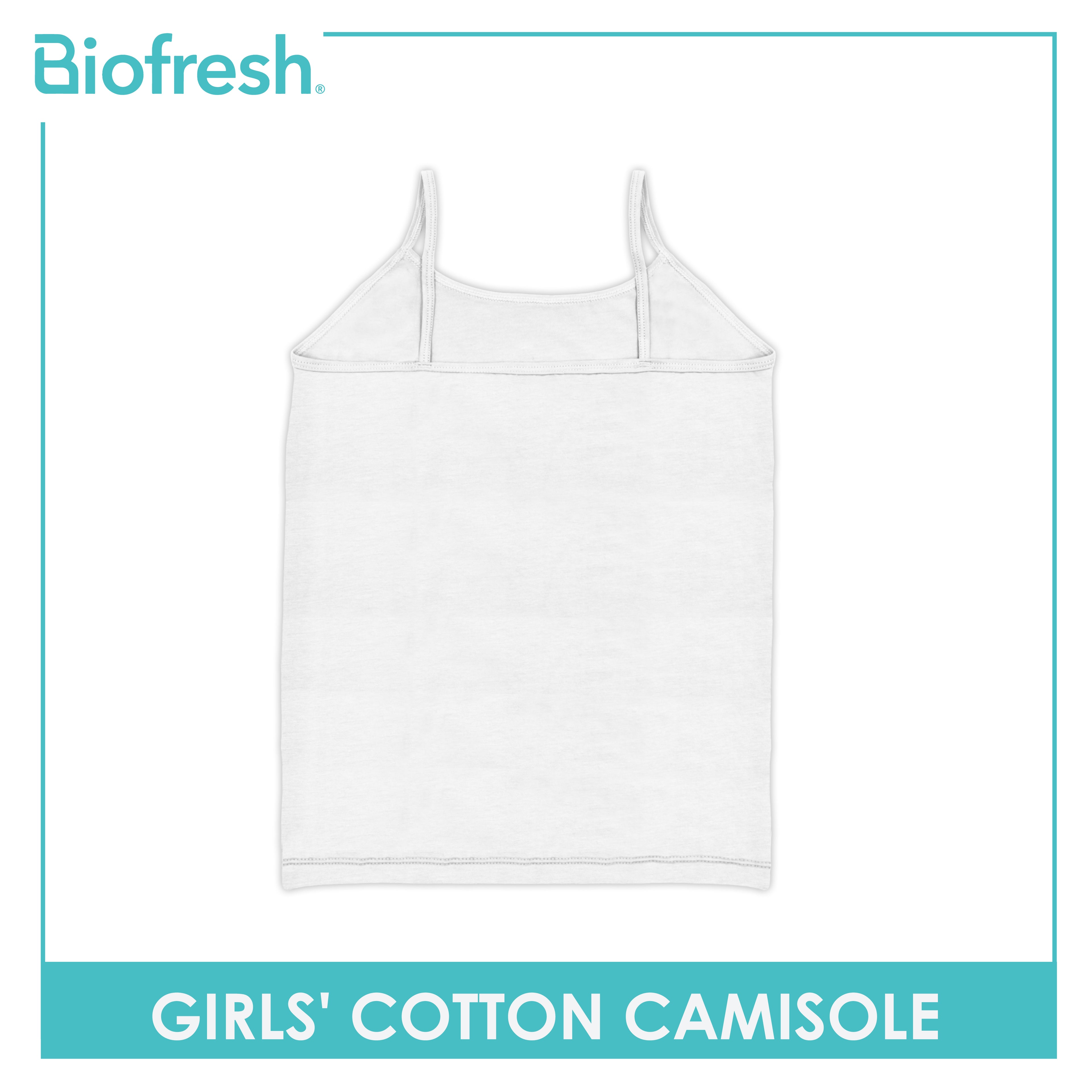 Biofresh Girls' Antimicrobial Cotton Camisole 1 piece UGSC4