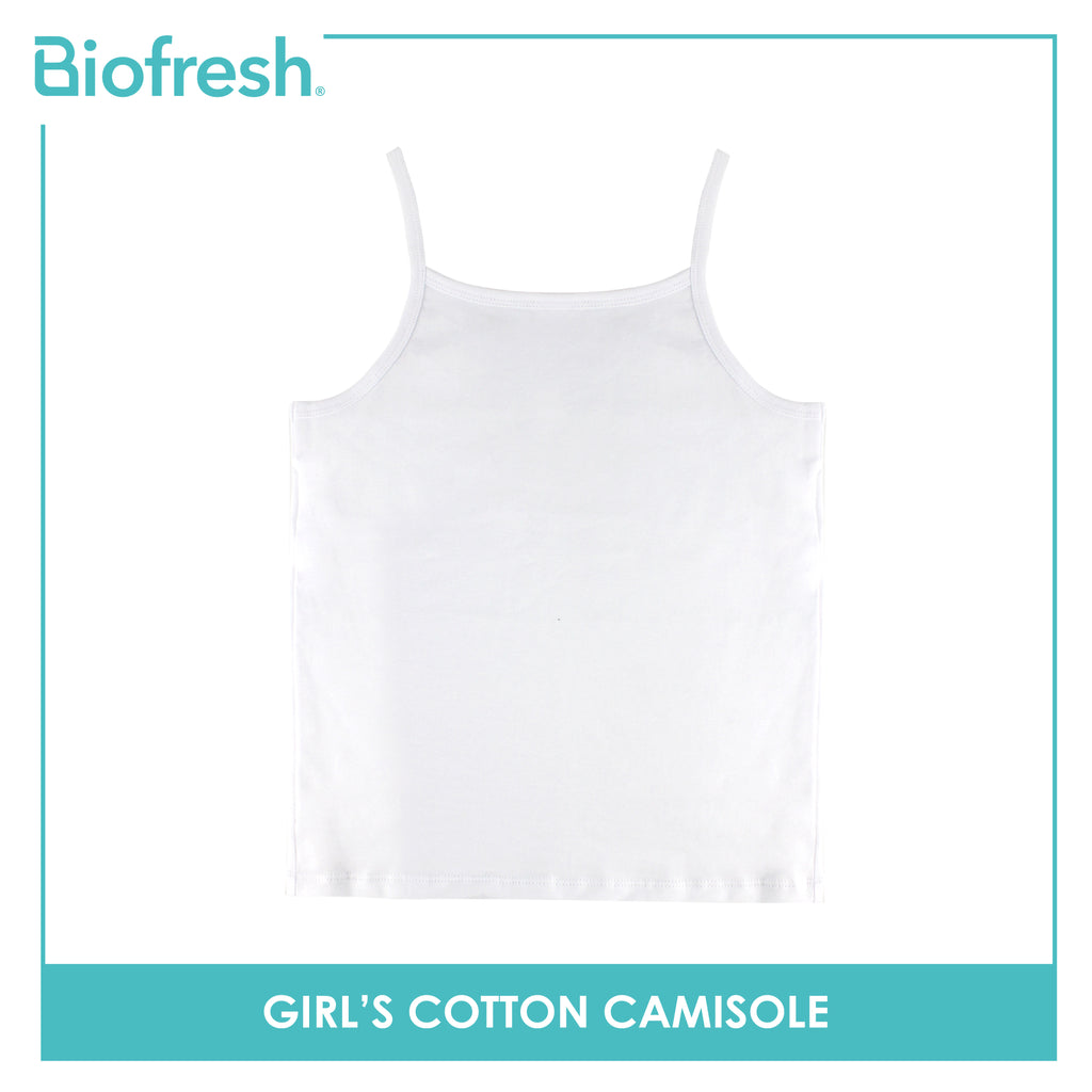 Biofresh Girls' Antimicrobial Cotton Camisole 3 pieces UGSCG1