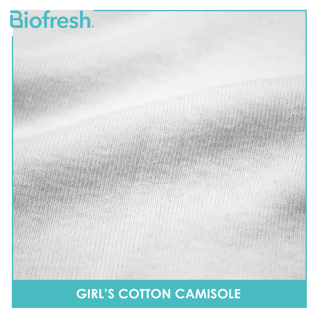 Biofresh Girls' Antimicrobial Cotton Camisole 3 pieces UGSCG1