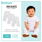 Biofresh Infants Antimicrobial Pants 3 pieces in a pack UIPG611