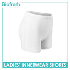 Biofresh Ladies’ Antimicrobial Innerwear Mid Rise Shorts 4" 1 piece ULBC1