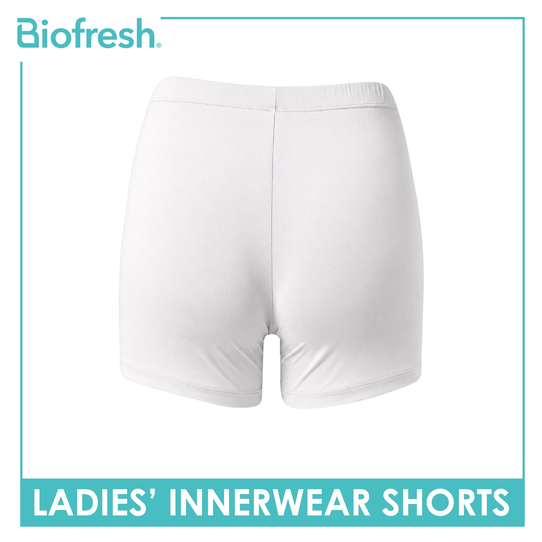 Biofresh Ladies’ Antimicrobial Innerwear Mid Rise Shorts 4" 1 piece ULBC1
