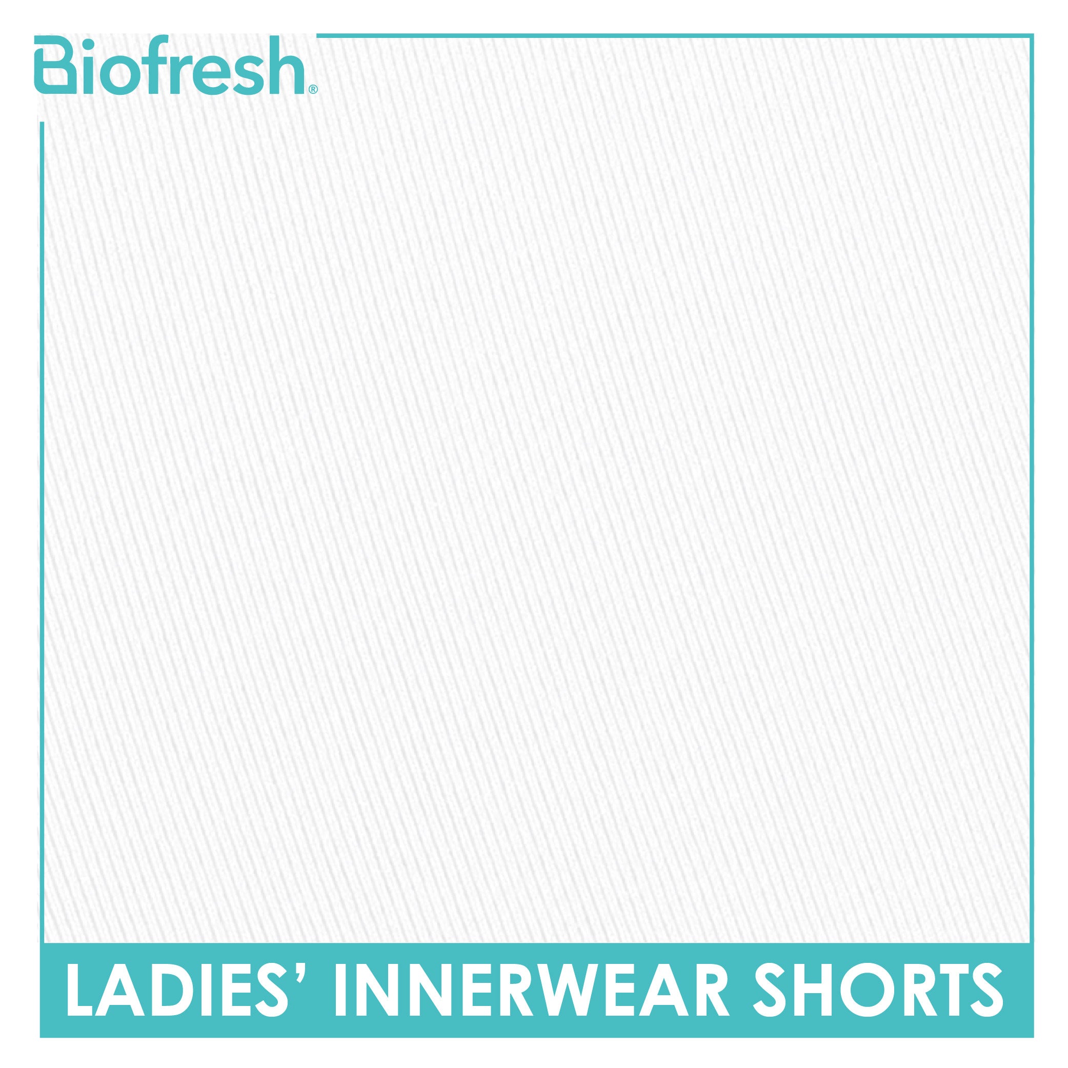 Biofresh Ladies’ Antimicrobial Innerwear Mid Rise Shorts 4" 1 piece ULBC1
