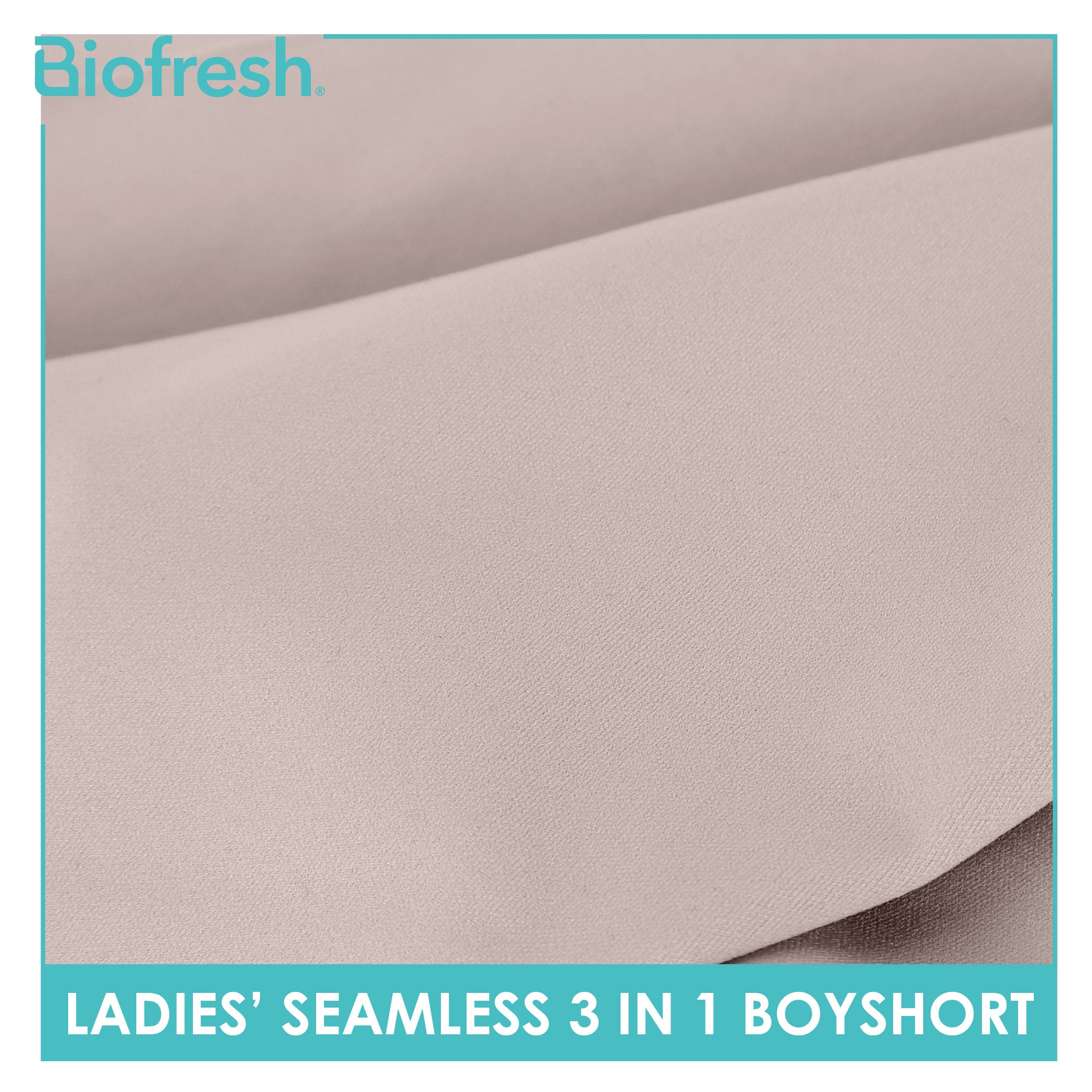 Biofresh Ladies' Antimicrobial Seamless Boyshort 3 pieces in a pack ULPBG4401