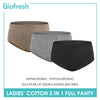 Biofresh Ladies' Antimicrobial Cotton Full Panty 3 pieces in a pack ULPRG6