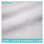 Biofresh Ladies' Antimicrobial Cotton Premium Slim Fit Roundneck Shirt 1 piece ULSR2