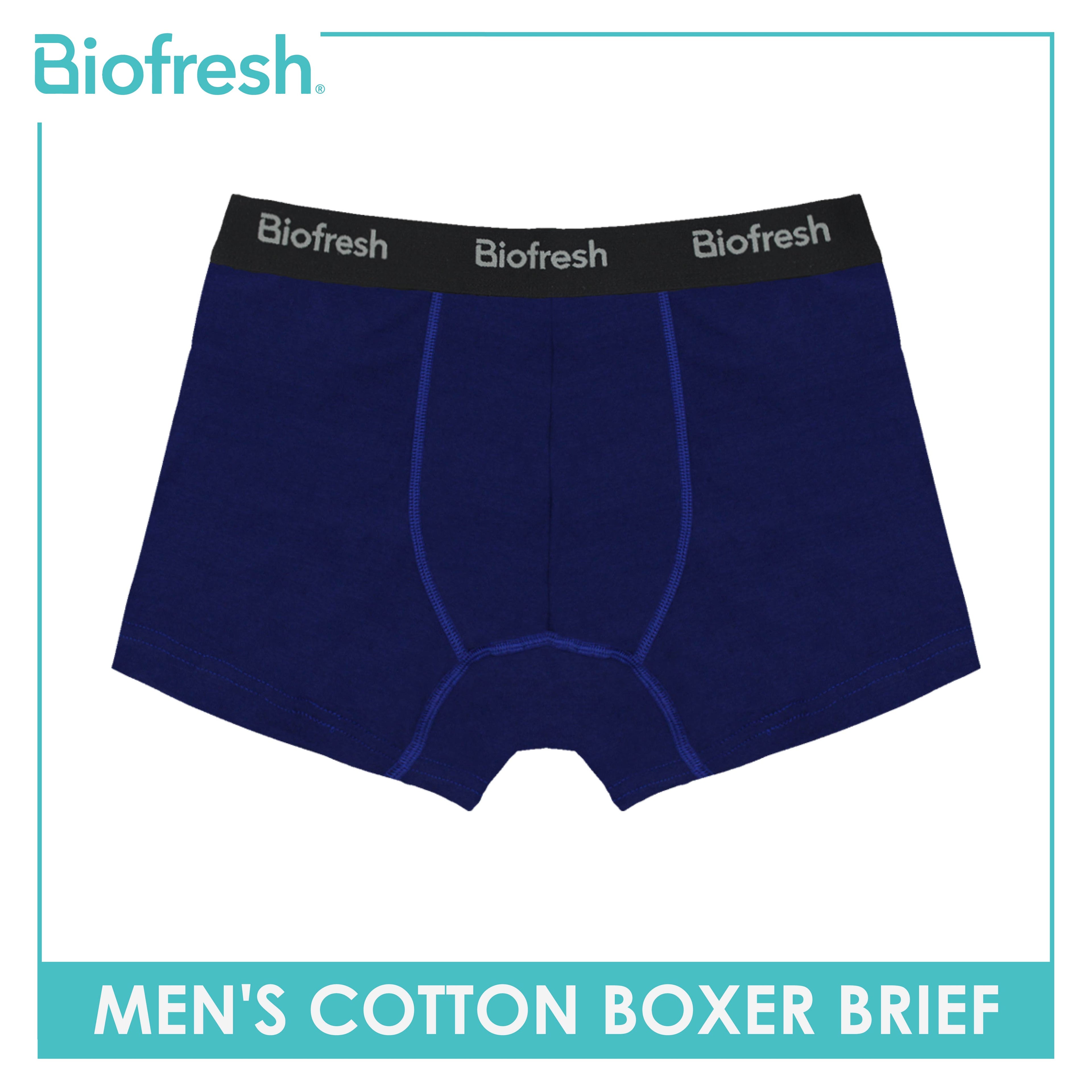 Biofresh Men's Antimicrobial Cotton Boxer Brief 1 piece UMBBFS2