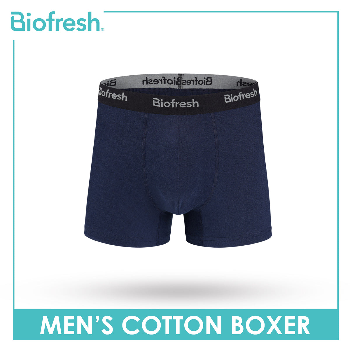 Biofresh Men's Antimicrobial Cotton Boxer Brief 1 piece UMBBFS2
