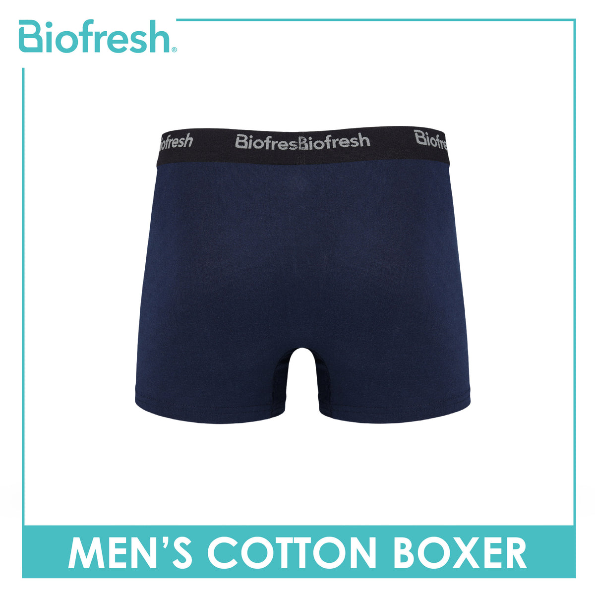 Biofresh Men's Antimicrobial Cotton Boxer Brief 1 piece UMBBFS2