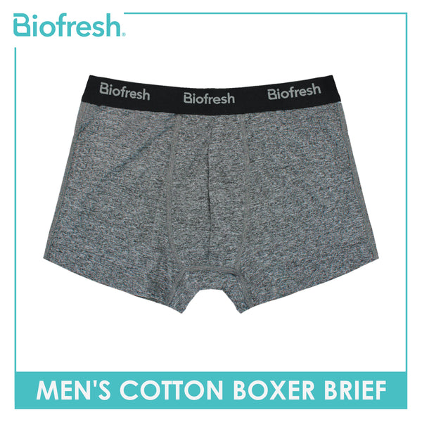 Biofresh Men's Antimicrobial Cotton Boxer Brief 1 piece UMBBFS2