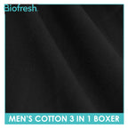 Biofresh Men's Antimicrobial Cotton Boxer Brief 3 pieces in a pack UMBBG9