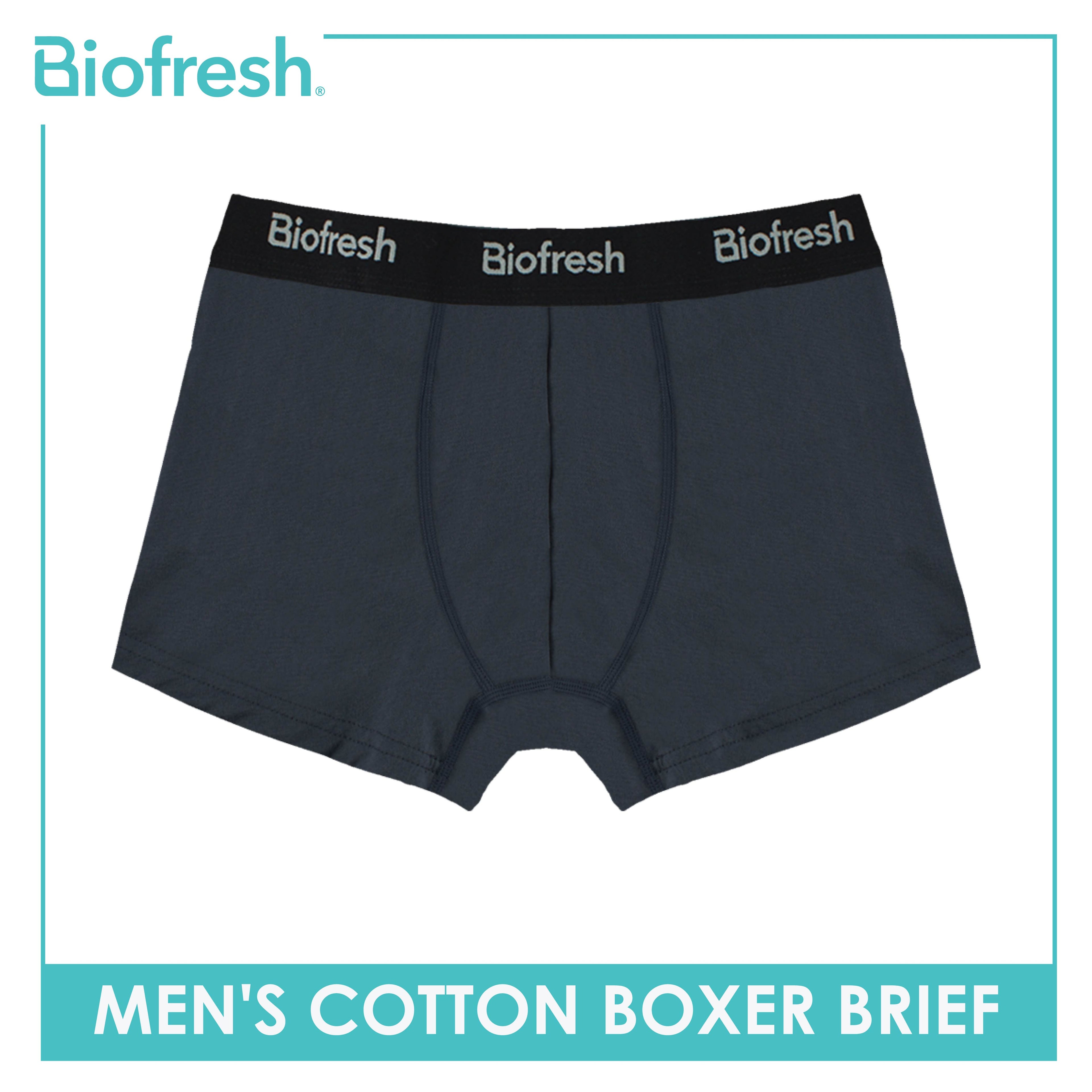 Biofresh Men's Antimicrobial Cotton Boxer Brief 1 piece UMBBFS2