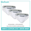 Biofresh Men's Antimicrobial Cotton Bikini Brief 3 pieces in a pack UMBKG0101