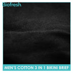 Biofresh Men's Antimicrobial Cotton Bikini Brief 3 pieces in a pack UMBSG1