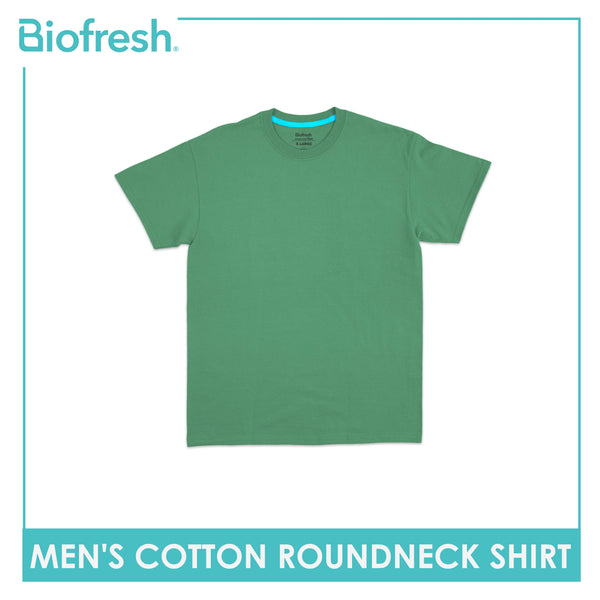 Biofresh Men's Antimicrobial Cotton Premium Slim Fit Roundneck Shirt 1 piece UMSRP2401