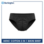Burlington Men's Cotton Bikini Brief 3 pieces in a pack GTMBSG5
