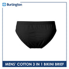 Burlington Men's Cotton Bikini Brief 3 pieces in a pack GTMBSG5