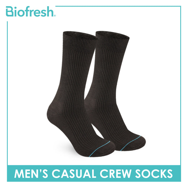 Biofresh Men’s Cotton Light Performance Crew Socks 1 pair RMC4401