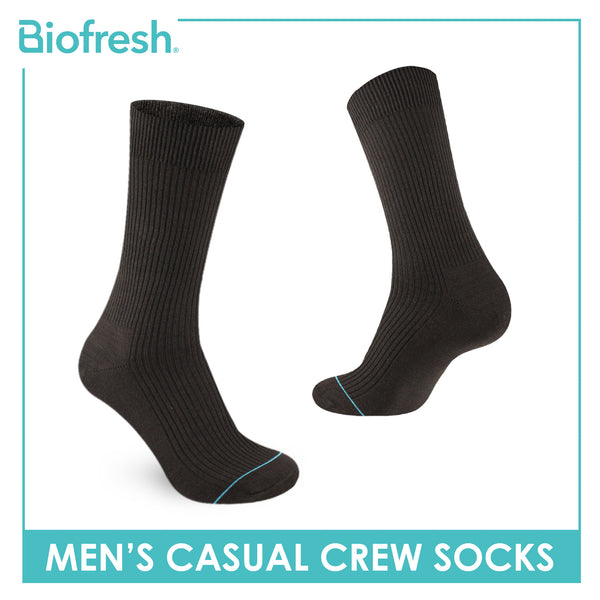 Biofresh Men’s Cotton Light Performance Crew Socks 1 pair RMC4401