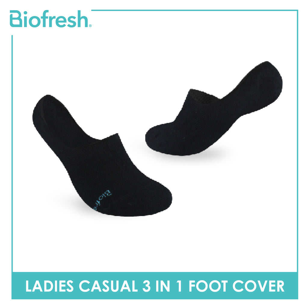 Biofresh Ladies' Antimicrobial Lite Thin Casual Foot Cover 3 pairs in a pack RLCFG7