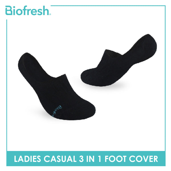 Biofresh Ladies' Antimicrobial Lite Thin Casual Foot Cover 3 pairs in a pack RLCFG7