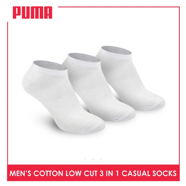 Puma Men's Cotton Lite Thin Casual Low Cut Socks 3 pairs in a pack PMCKG3