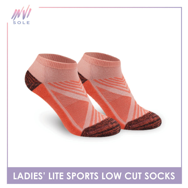 Burlington Ladies’ Invisole Lite Sports Half Terry Low Cut Socks 1 pair XLVS3301