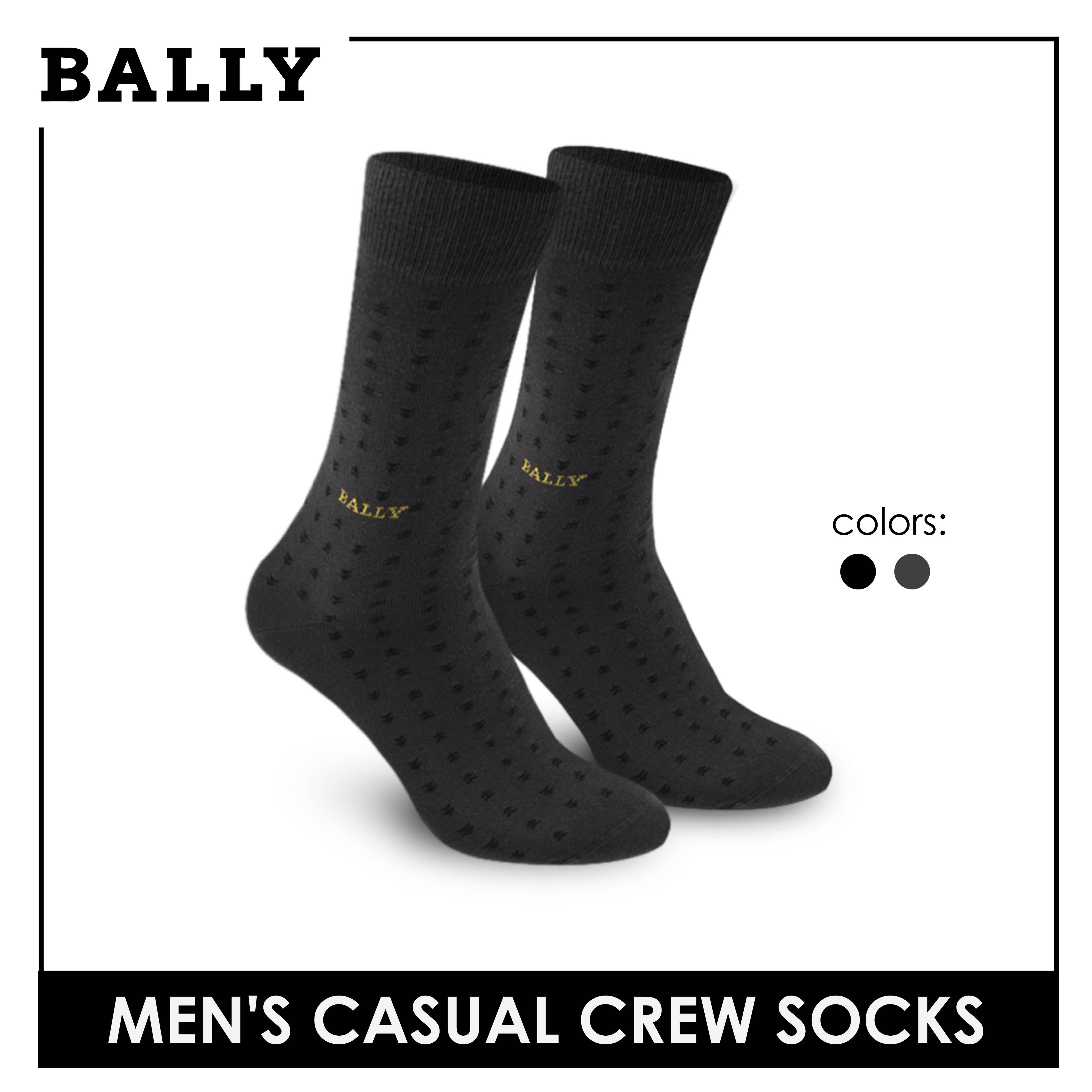 Bally Men's Premium Cotton Light Performance Dress Crew Socks 1 pair YMC1101