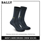 Bally Men's Premium Cotton Light Performance Dress Crew Socks 1 pair YMC1102