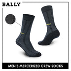 Bally Men's Premium Cotton Light Performance Dress Crew Socks 1 pair YMC1102