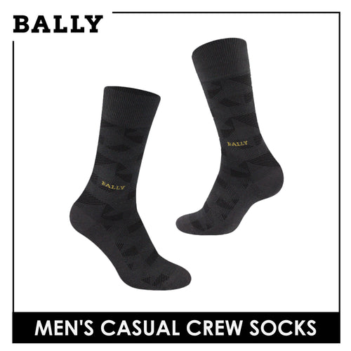 Bally Men's Premium Mercerized Light Performance Dress Crew Socks 1 pair YMM3101