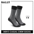 Bally Men's Mercerized Light Performance Dress Crew Socks 1 Pair YMM3201
