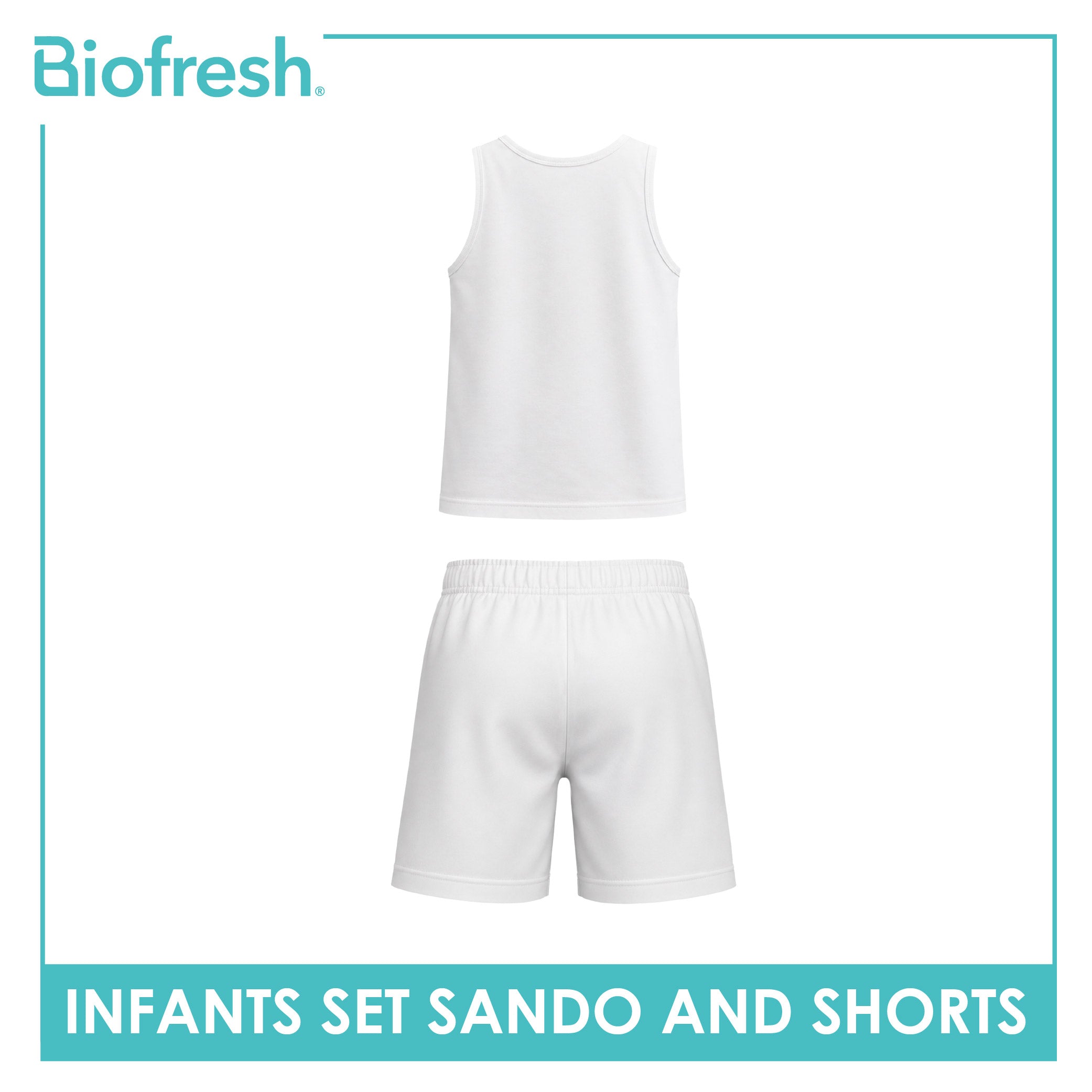 Biofresh Infants Antimicrobial Set Sando and Shorts UISET2G611
