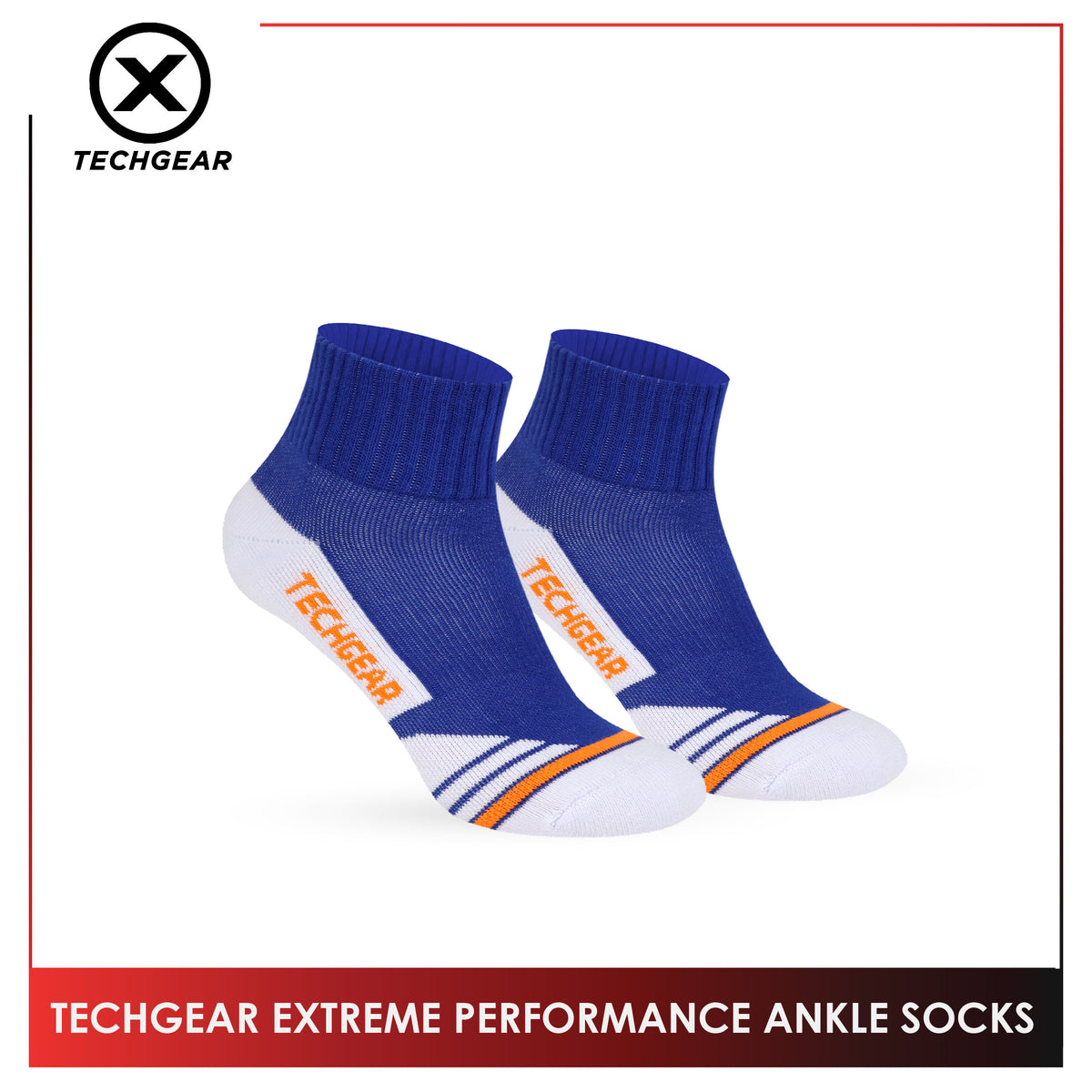 Burlington Men’s Sports Techgear Extreme Performance (Running) Ankle Socks 1 pair TGMX631