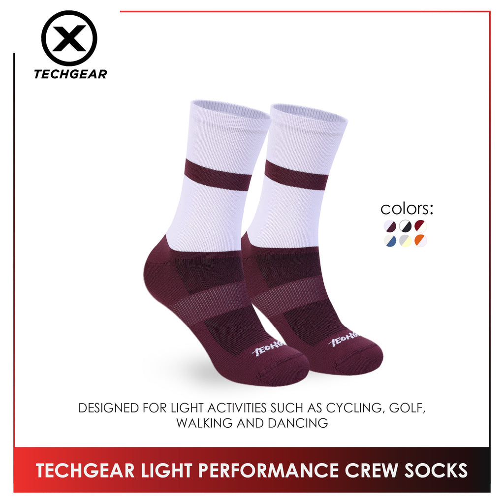Burlington Men’s Techgear Light Performance Crew Socks 1 pair TGML611