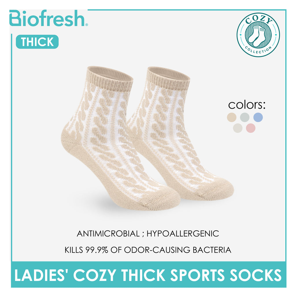Biofresh Ladies' Antimicrobial Cozy Warm Sleeping Thick Sports Socks 1 pair RLSC631