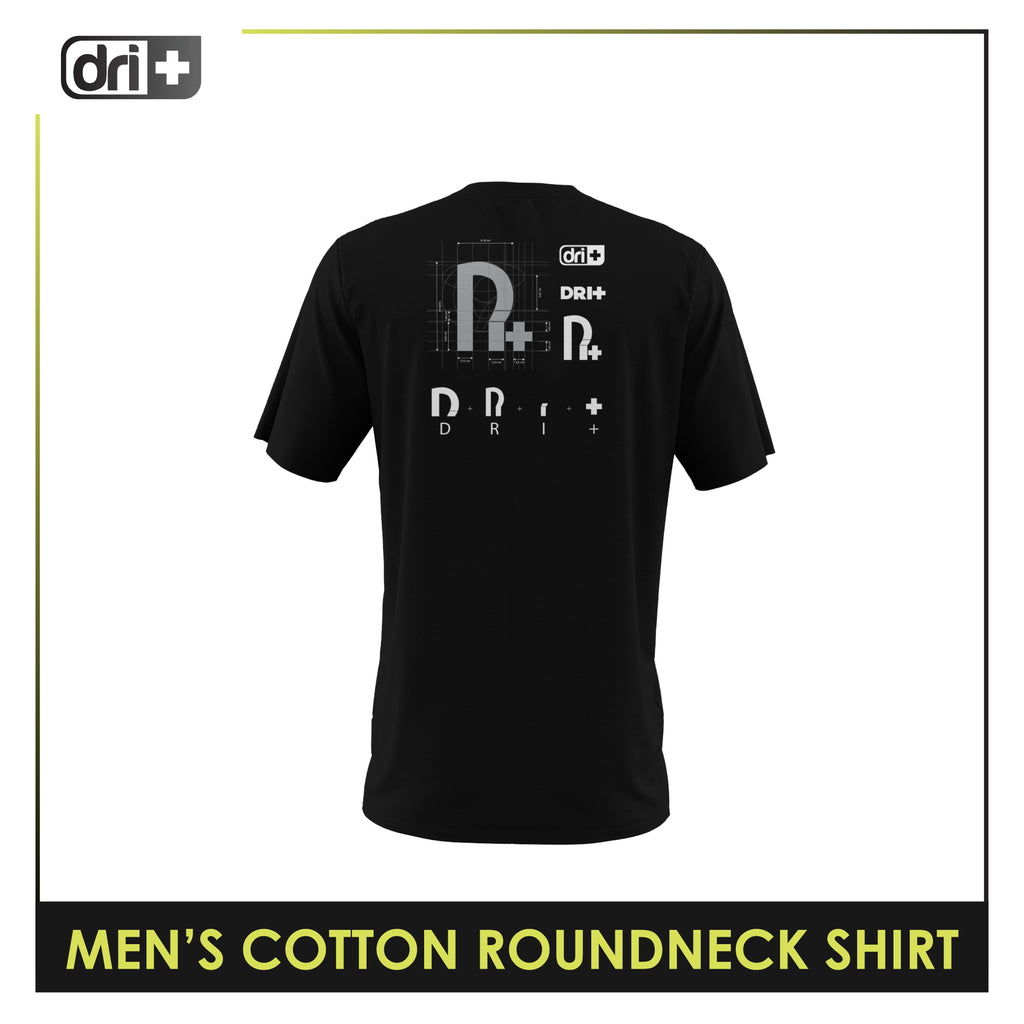 Dri Plus Men’s Anti-Odor Sweat Wicking Cotton The Logo Icon Roundneck Shirt 1 piece DUMSRC533
