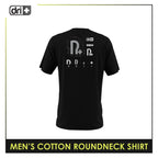 Dri Plus Men’s Anti-Odor Sweat Wicking Cotton The Logo Icon Roundneck Shirt 1 piece DUMSRC533