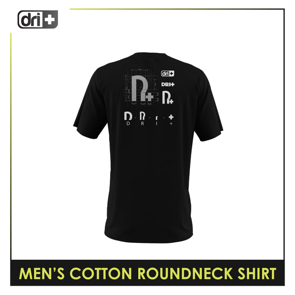 Dri Plus Men’s Anti-Odor Sweat Wicking Cotton The Logo Icon Roundneck Shirt 1 piece DUMSRC533