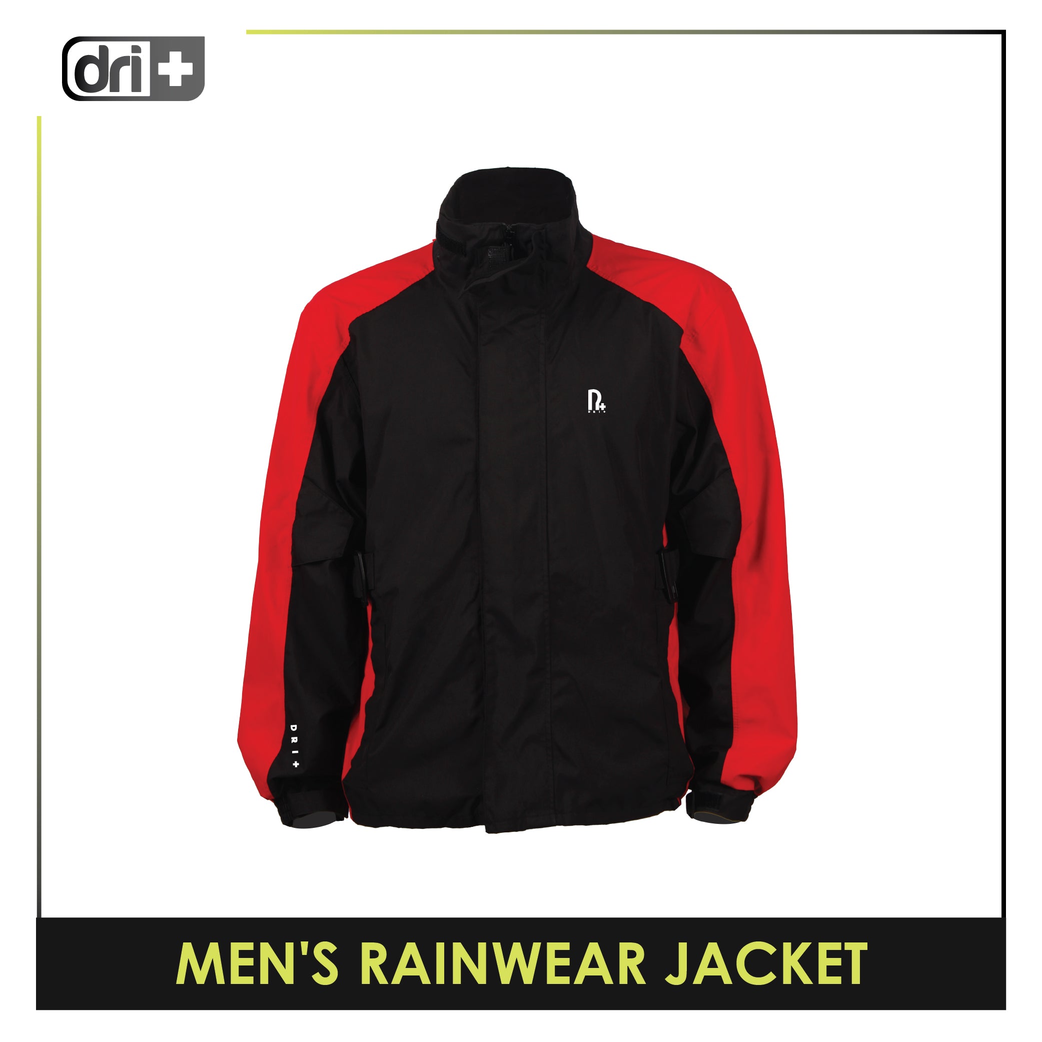 Dri Plus Men’s Lightweight Quick Dri Rainstorm Waterproof Rainwear Jackets 1 piece DMRWJ531