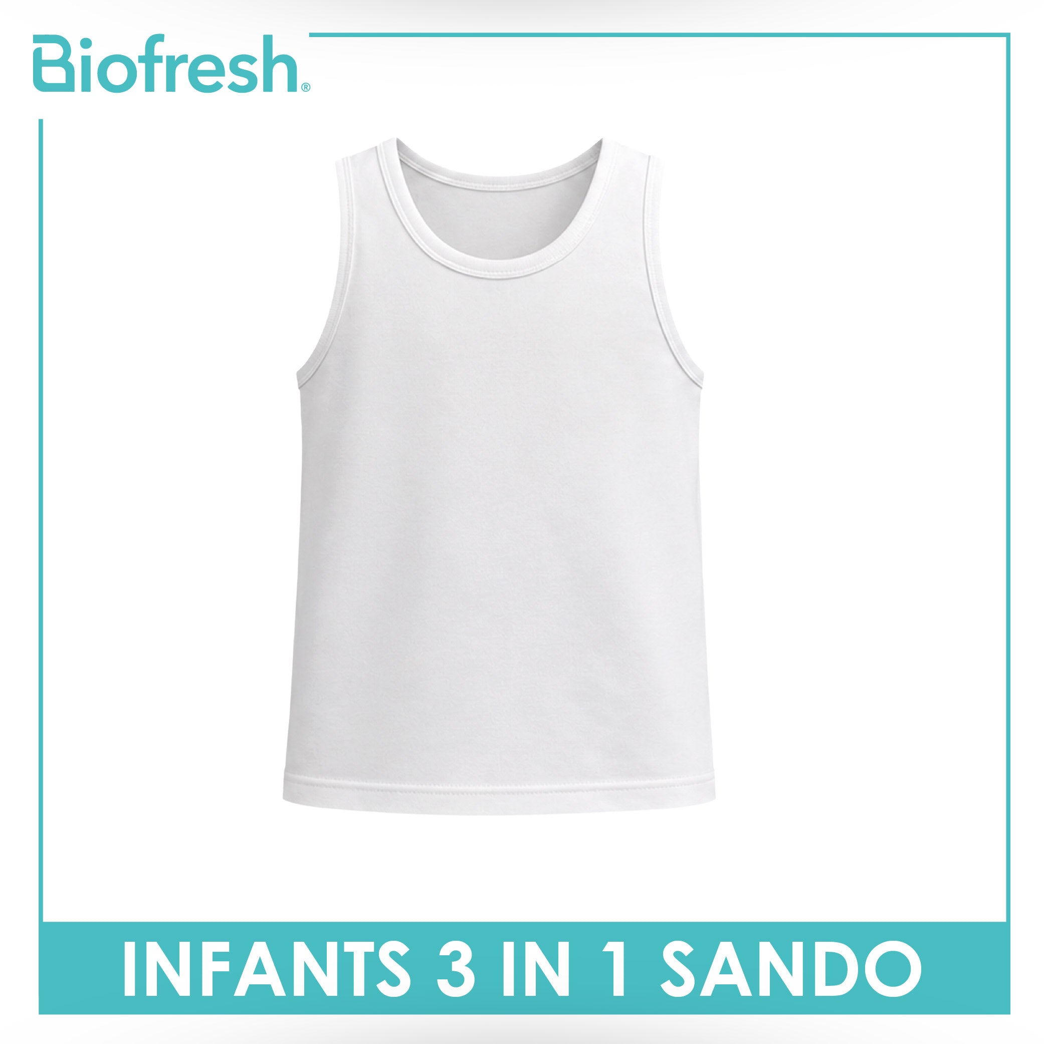 Biofresh Infants Antimicrobial Sando 3 pieces in a pack UISSG611