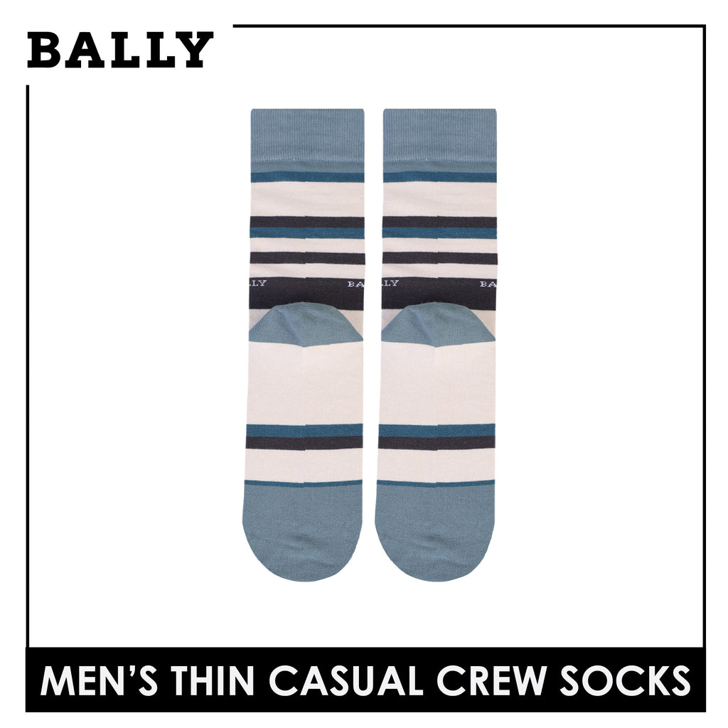 Bally Men's Cotton Crew Thin Casual Premium Socks 1 pair YMC614
