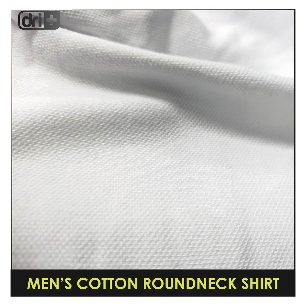 Dri Plus Pilipinas Men’s Anti-Odor Sweat Wicking Cotton Roundneck Shirt 1 piece DUMSRC534
