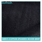 Biofresh Men's Antimicrobial Cotton Spandex Boxer Brief 1 piece UMBBFS5 (Limited Time Offer)