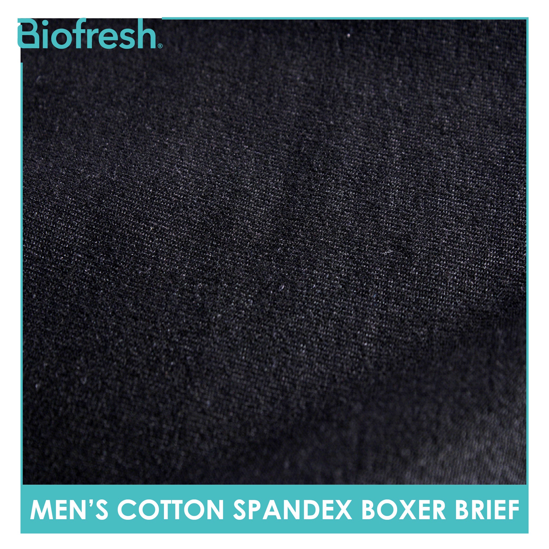 Biofresh Men's Antimicrobial Cotton Spandex Boxer Brief 1 piece UMBBFS5 (Limited Time Offer)