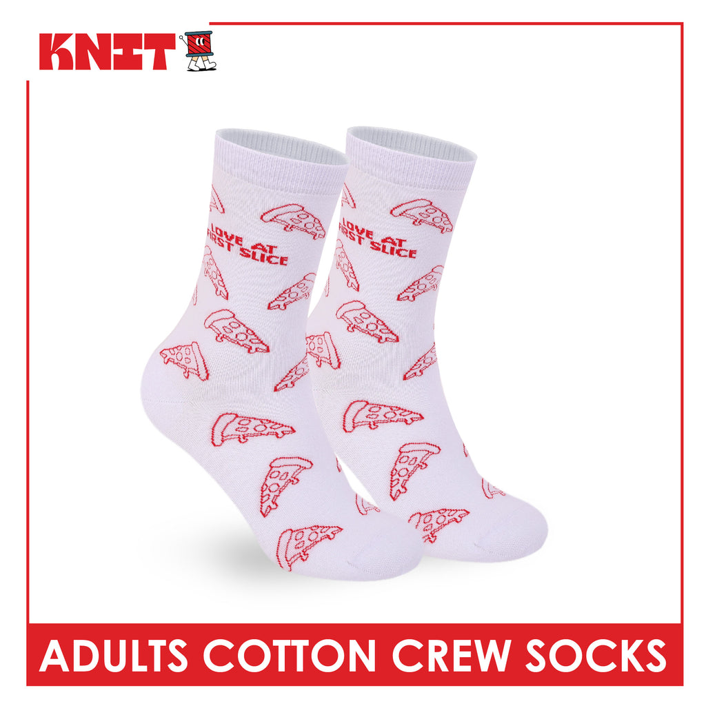 Knit Adults OVERRUNS Cotton Crew Socks 1 pair KMCCO1