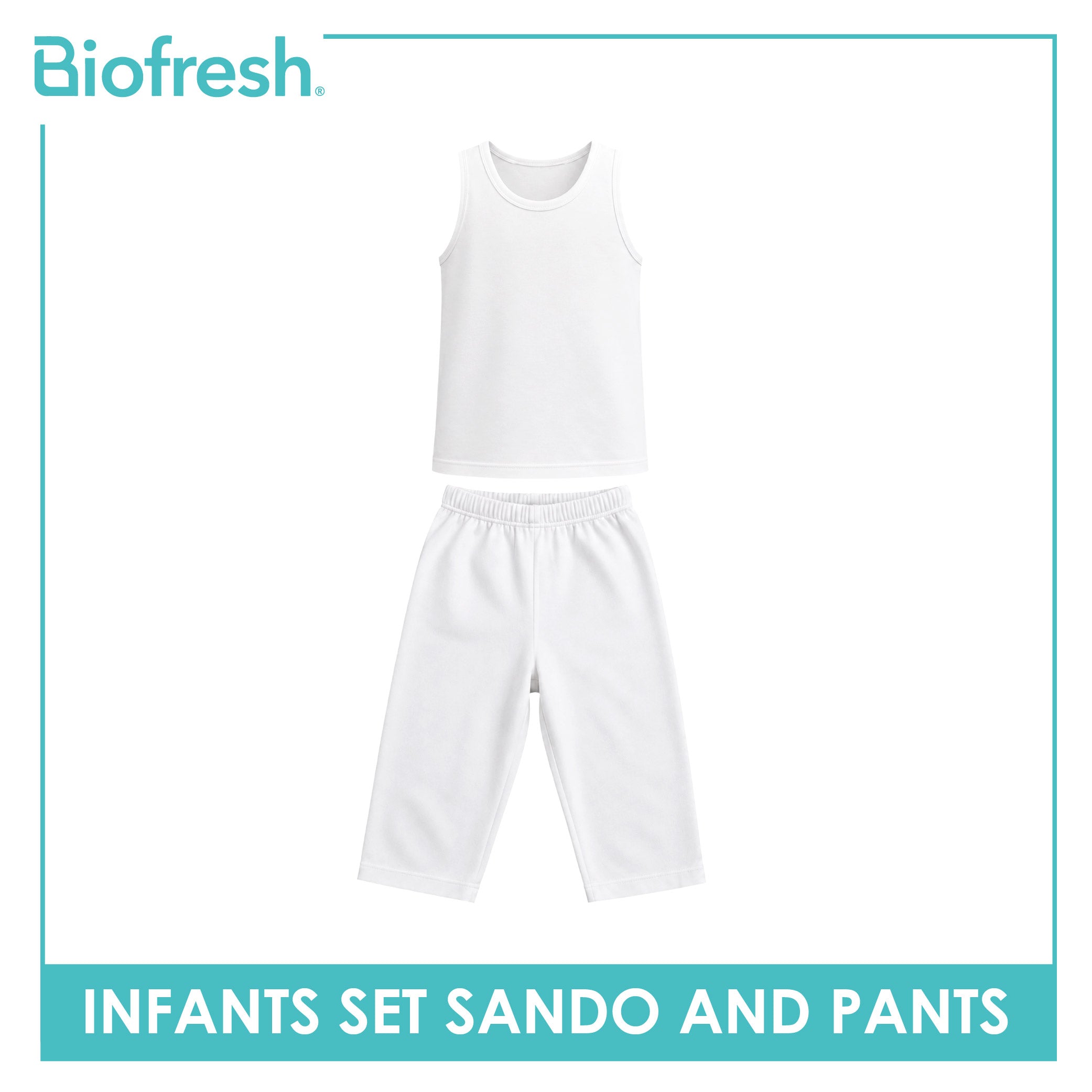 Biofresh Infants Antimicrobial Set Sando and Pants UISET4G611